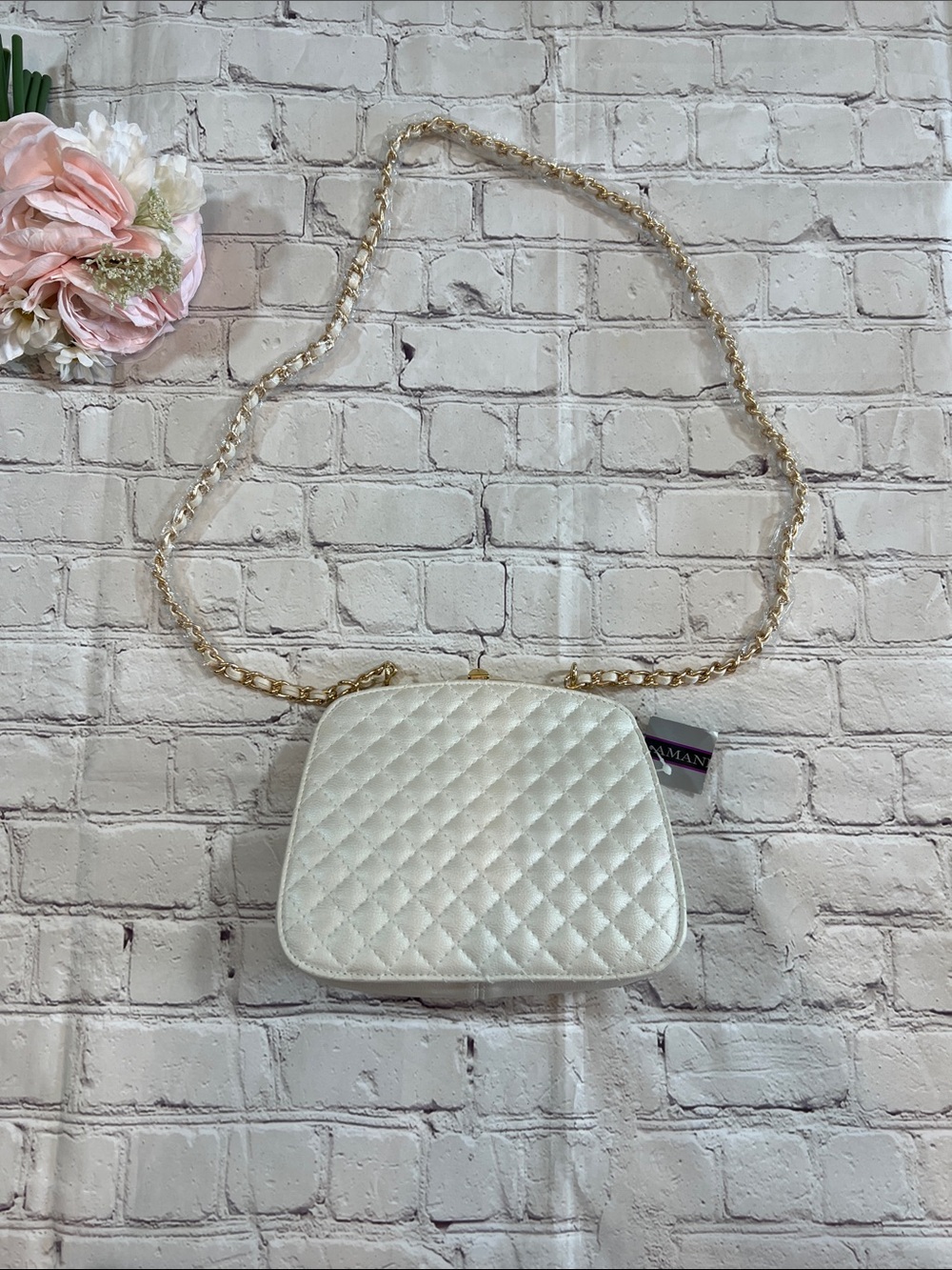Amanda Smith Cream Crossbody